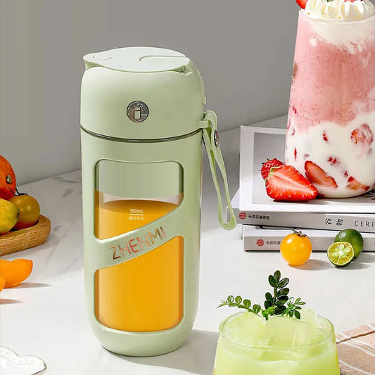 2023 ZHENMI Portable Vacuum Juicer Crushed Ice Mixer Electric